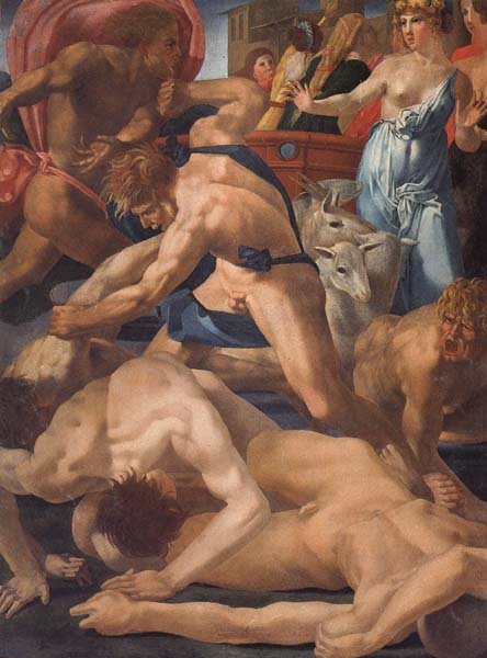 Rosso Fiorentino Moses Defending the Daughters of Jethro